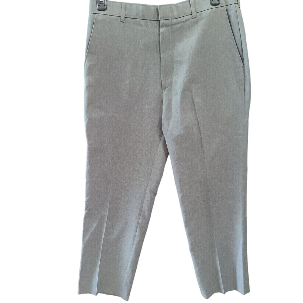 Levi Strauss And Co Mens Action Slacks Gray Size 32 Polyester Button Zip Pockets